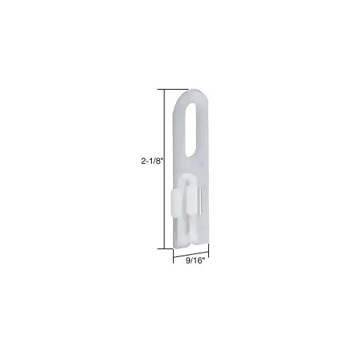 Sliding Screen Door 2-1/8" x 9/16" Nylon Top Guide for Crossly Doors - pack of 2 Sliding Screen Door 2-1/8" x 9/16" Nylon Top Guide for Crossly Doors - pack of 2