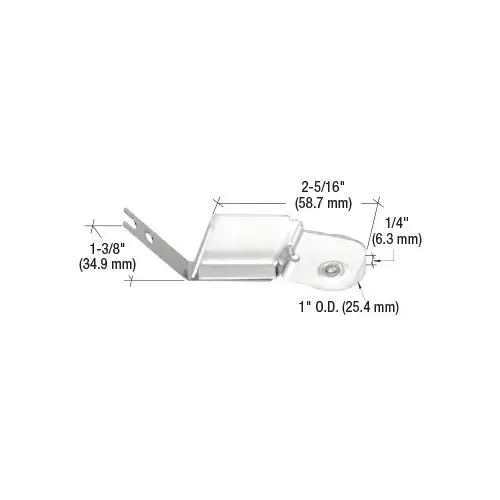 1" Nylon Sliding Screen Door Spring Tension Roller for International Doors - pack of 2 1" Nylon Sliding Screen Door Spring Tension Roller for International Doors - pack of 2