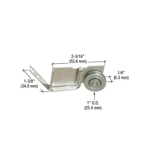 1" Steel Ball-Bearing Sliding Screen Door Spring Tension Roller for International Doors - pack of 2 1" Steel Ball-Bearing Sliding Screen Door Spring Tension Roller for International Doors - pack of 2