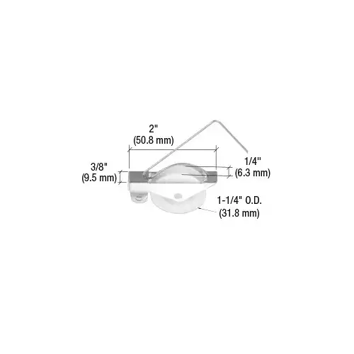 1-1/4" Nylon Center Groove Sliding Screen Door Spring Tension Roller for Academy Uni-Fit Doors - pack of 2 1-1/4" Nylon Center Groove Sliding Screen Door Spring Tension Roller for Academy Uni-Fit Doors - pack of 2