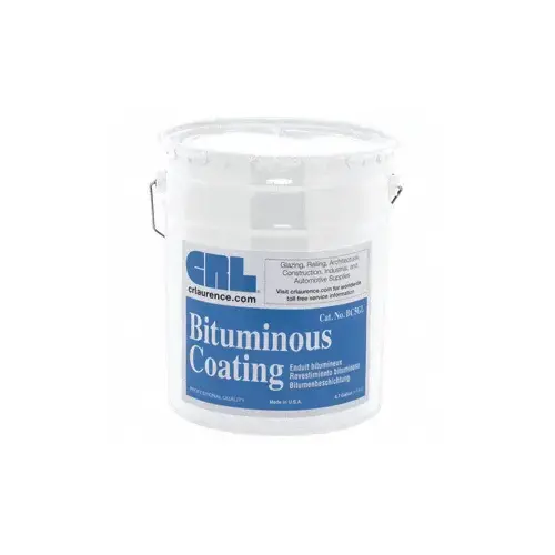 Black Bituminous Coating - 5 Gallons Black Bituminous Coating - 5 Gallons