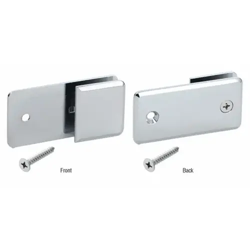 CRL Polished Chrome 'Y' Inline Beveled Glass Clamp