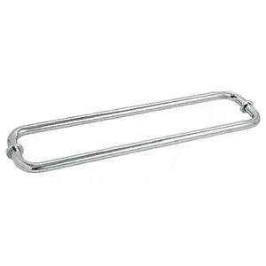 CRL BM18X18CH Polished Chrome 18" BM Series Back-to-Back Tubular Towel Bars with Metal Washers