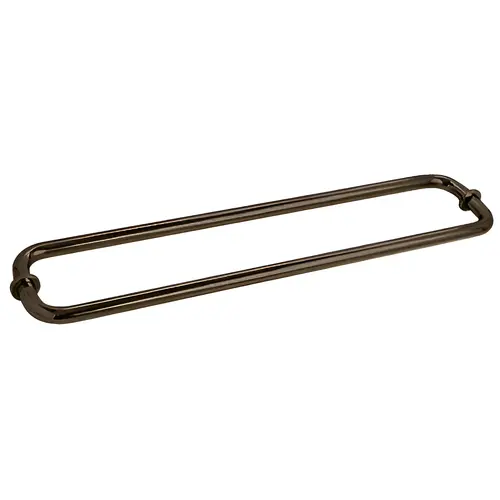 Oil Rubbed Bronze 24" BM Series Back-to-Back Tubular Towel Bars With Metal Washers Oil Rubbed Bronze 24" BM Series Back-to-Back Tubular Towel Bars With Metal Washers
