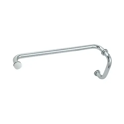 Polished Chrome 6" Pull Handle and 18" Towel Bar BM Series Combination With Metal Washers