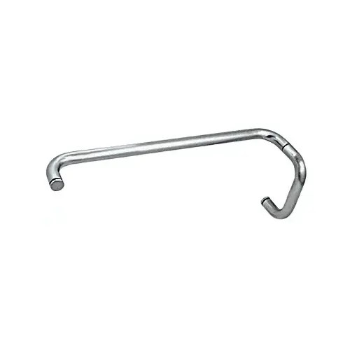 Polished Nickel 6" Pull Handle and 18" Towel Bar BM Series Combination Without Metal Washers