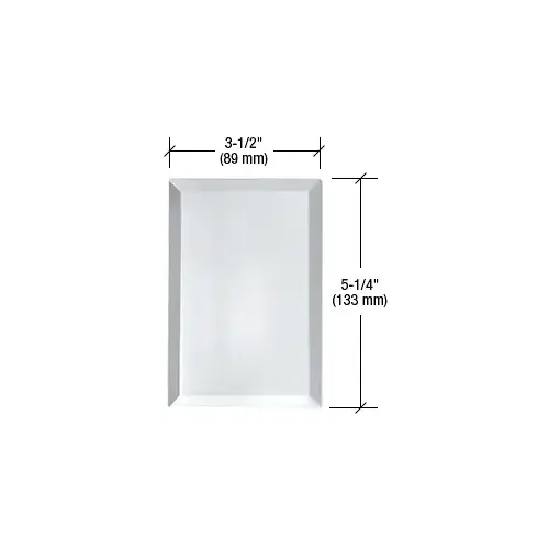 Clear Single Blank without Screw Holes Glass Mirror Plate Clear Single Blank without Screw Holes Glass Mirror Plate