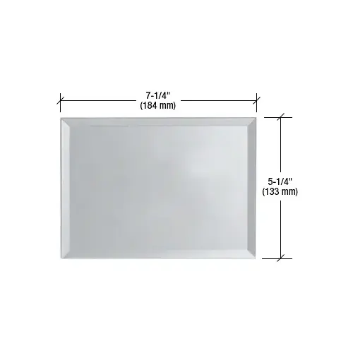Clear Triple Blank without Screw Holes Glass Mirror Plate Clear Triple Blank without Screw Holes Glass Mirror Plate