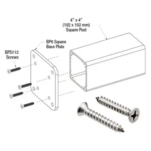 CRL BPS112-XCP50 Base Plate Screw - pack of 50