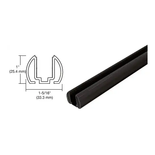 Black AWS 48" Bottom Rail Black AWS 48" Bottom Rail