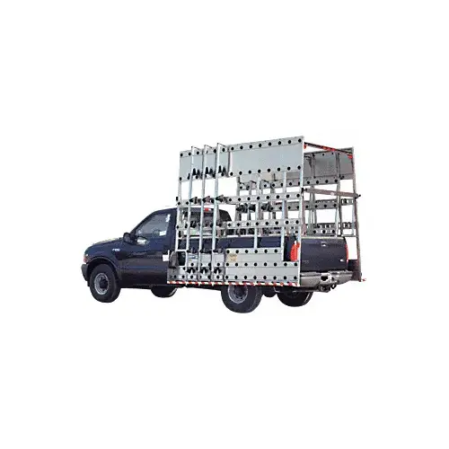 108" x 96" Aluminum Glass Rack for 3/4 to 1 Ton Pickup Trucks 108" x 96" Aluminum Glass Rack for 3/4 to 1 Ton Pickup Trucks