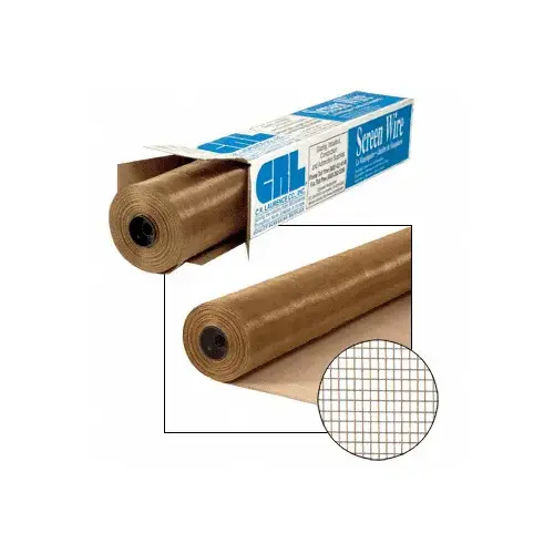 Bronze 60" Screen Wire - 50 ft - 50 Foot Roll