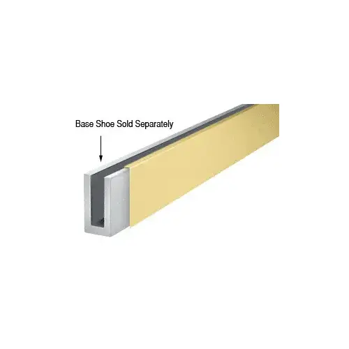 Satin Brass 120" Cladding for W5B Series Windscreen and Smoke Baffle Base Shoe Satin Brass 120" Cladding for W5B Series Windscreen and Smoke Baffle Base Shoe