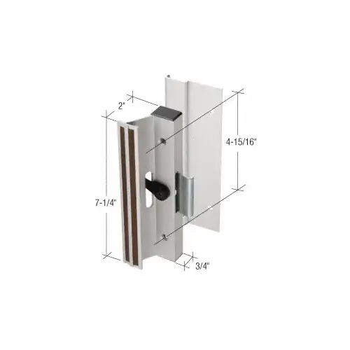 Aluminum Clamp - Style Surface Mount Handle with 4-15/16" Screw Holes for Lupton and Rolleze Doors Aluminum Clamp - Style Surface Mount Handle with 4-15/16" Screw Holes for Lupton and Rolleze Doors
