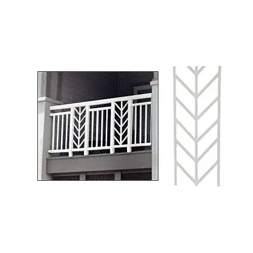 Sky White Chevron 42" Cast Infill Sky White Chevron 42" Cast Infill