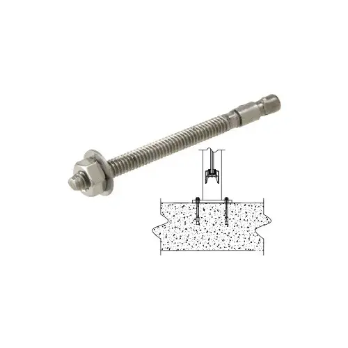 Stainless Steel 1/4" x 3-1/4" Concrete Anchor