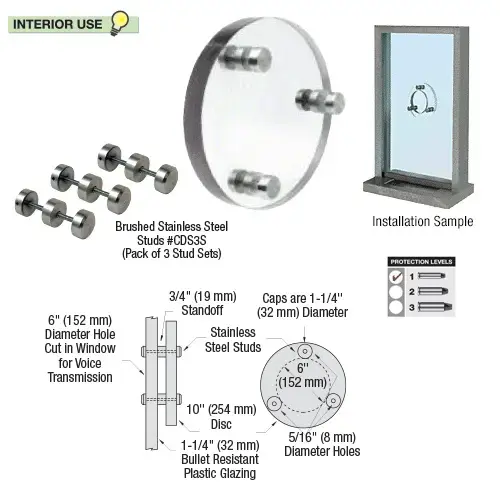 Harvard Apparatus CS-8R Glass Cover Slips - 8mm Diameter #1 Thickness (Pack Of 100)