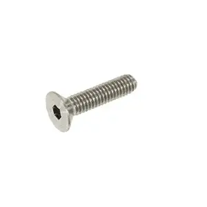 CRL CAP35S 1-3/8" Flush End Cap Screw Brushed Stainless Steel