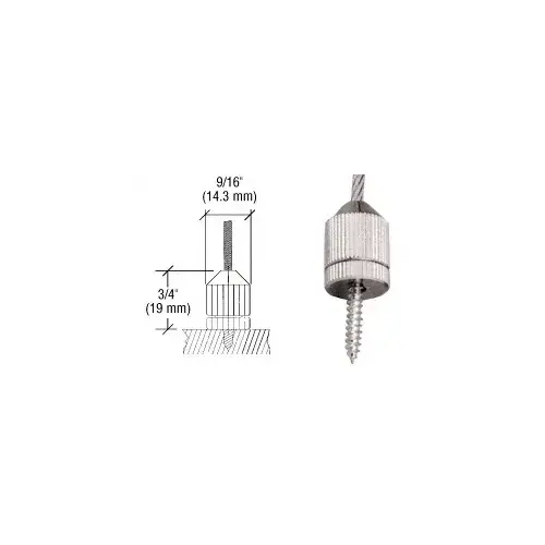 Chrome Plated Short Round Floor Base Fitting for Cable Display System Chrome Plated Short Round Floor Base Fitting for Cable Display System