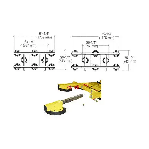 Wood's Removable Pad Arms for MRPT89DC and MRPT89AC Lifters Wood's Removable Pad Arms for MRPT89DC and MRPT89AC Lifters