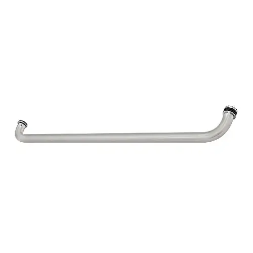 Satin Chrome 28" Cross Bar Pull Handle for 4" x 10" Center Locks Satin Chrome 28" Cross Bar Pull Handle for 4" x 10" Center Locks
