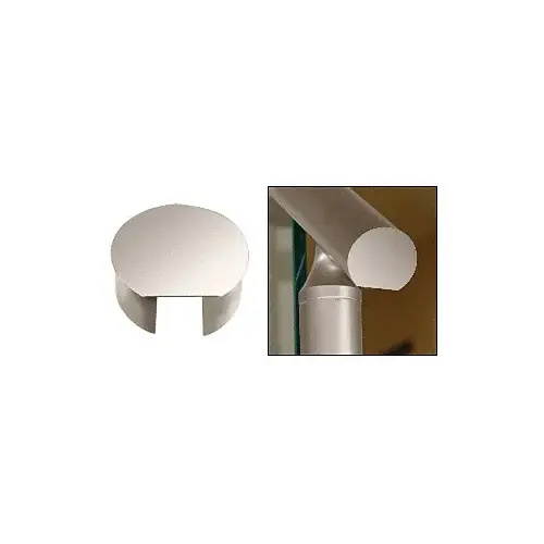 Polished Stainless 4" CRS Top Rail End Cap