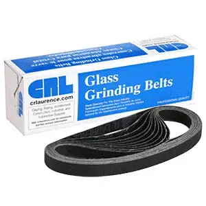 CRL CRL12X18400X 1/2" x 18" 400X Grit Silicon Carbide Abrasive Belt - 10/Bx