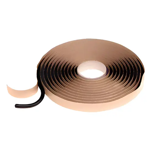 1/4" Round Autoglass Butyl Tape Black - 15 Foot Roll
