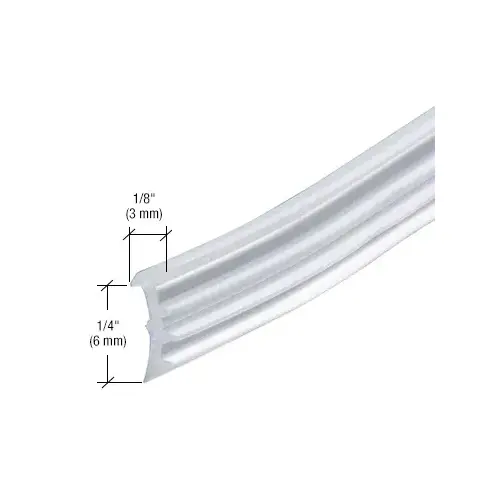 290/295 Series 1/2" Replacement Vinyl Gasket for Fixed Panel Clear