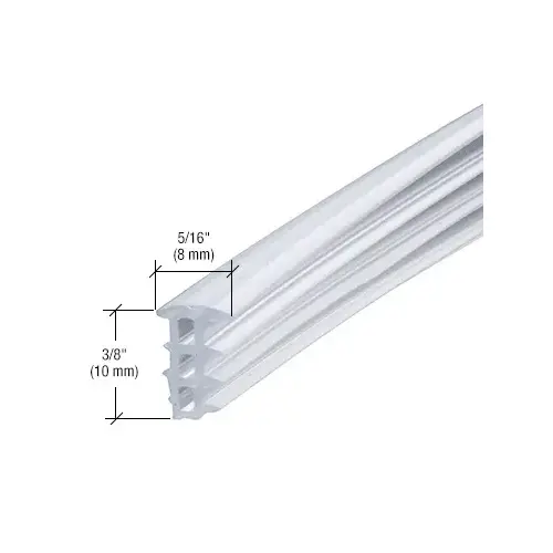 290/295 Series 5/16" and 3/8" Replacement Vinyl Gasket for Fixed Panel Clear