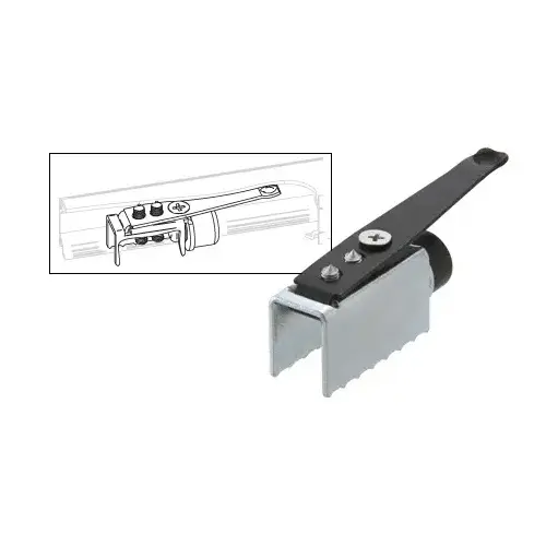 Roller Stop for CRL50/CRL70 Series Sliding Door System Satin Anodized