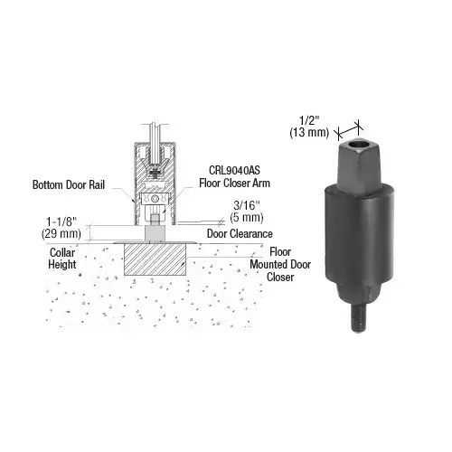 1-1/8" Collar Height "Mab" Type Spindle 1-1/8" Collar Height "Mab" Type Spindle