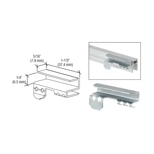 Satin Anodized Showcase Security Clip