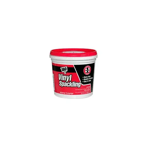 Off-White Vinyl Spackling Compound - Quart