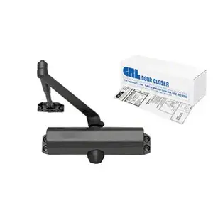 CRL DC54BLK Black ANSI Grade 1 Spring Size 4 Surface Mount Door Closer