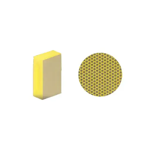 Yellow 400X Grit Diamond Hand Pad