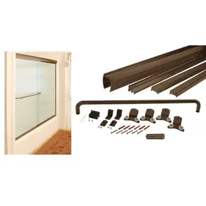 CRL DK3860720RB Oil Rubbed Bronze 60" x 72" Cottage DK Series Sliding Shower Door Kit with Metal Jambs for 3/8" Glass GLASS NOT INCLUDED