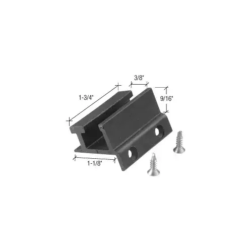 3/8" Bottom Guide for CK/DK Cottage Series Sliders Black