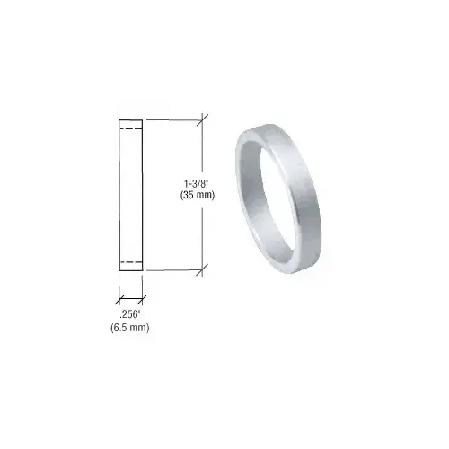 Aluminum .256" Straight Cylinder Ring Aluminum .256" Straight Cylinder Ring
