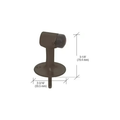 Dark Bronze Floor Mounted Heavy-Duty Door Stop Dark Bronze Floor Mounted Heavy-Duty Door Stop