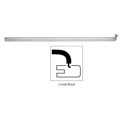 Satin Aluminum Extruded Push Bar for 36" Doors Satin Aluminum Extruded Push Bar for 36" Doors