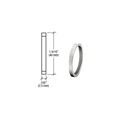 Satin Anodized .100" Straight Cylinder Ring Satin Anodized .100" Straight Cylinder Ring