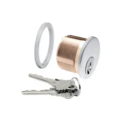 Satin Anodized Mortise Keyed Randomly Cylinder Satin Anodized Mortise Keyed Randomly Cylinder