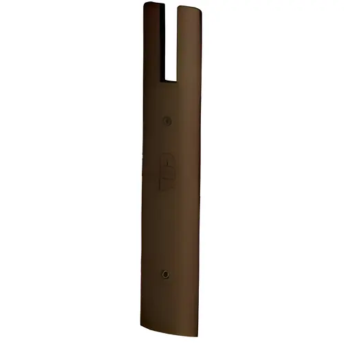 Black Bronze Anodized End Cap for 10" Square 1/2" Glass Wedge-Lock Door Rail Black Bronze Anodized End Cap for 10" Square 1/2" Glass Wedge-Lock Door Rail
