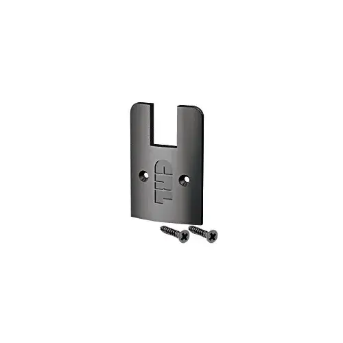 Black Anodized Low Profile End Cap With Screws Black Anodized Low Profile End Cap With Screws