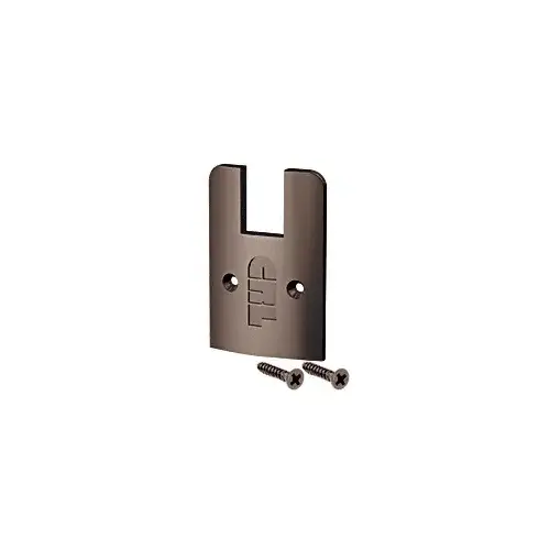 Black Bronze Anodized Low Profile End Cap With Screws Black Bronze Anodized Low Profile End Cap With Screws
