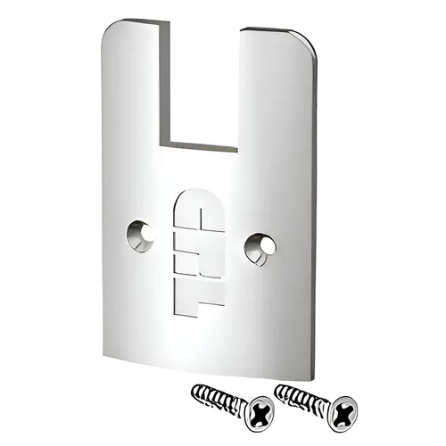 Satin Anodized Low Profile End Cap With Screws Satin Anodized Low Profile End Cap With Screws