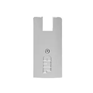 CRL DREC4SBS Brushed Stainless End Cap for 4" Square Wedge-Lock Door Rail