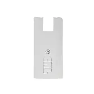 CRL DREC4SSA Satin Anodized End Cap for 4" Square Wedge-Lock Door Rail