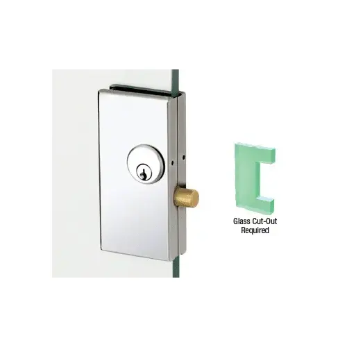 Polished Stainless 2-3/4" x 5-5/8" Deadthrow Low Profile Center Lock Polished Stainless 2-3/4" x 5-5/8" Deadthrow Low Profile Center Lock